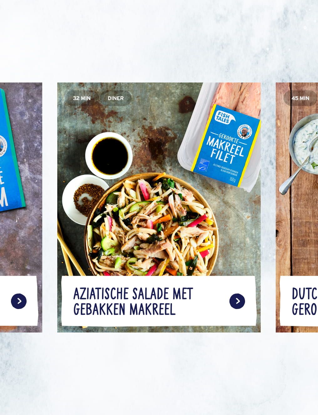 Fish Tales: receptkaarten op de website