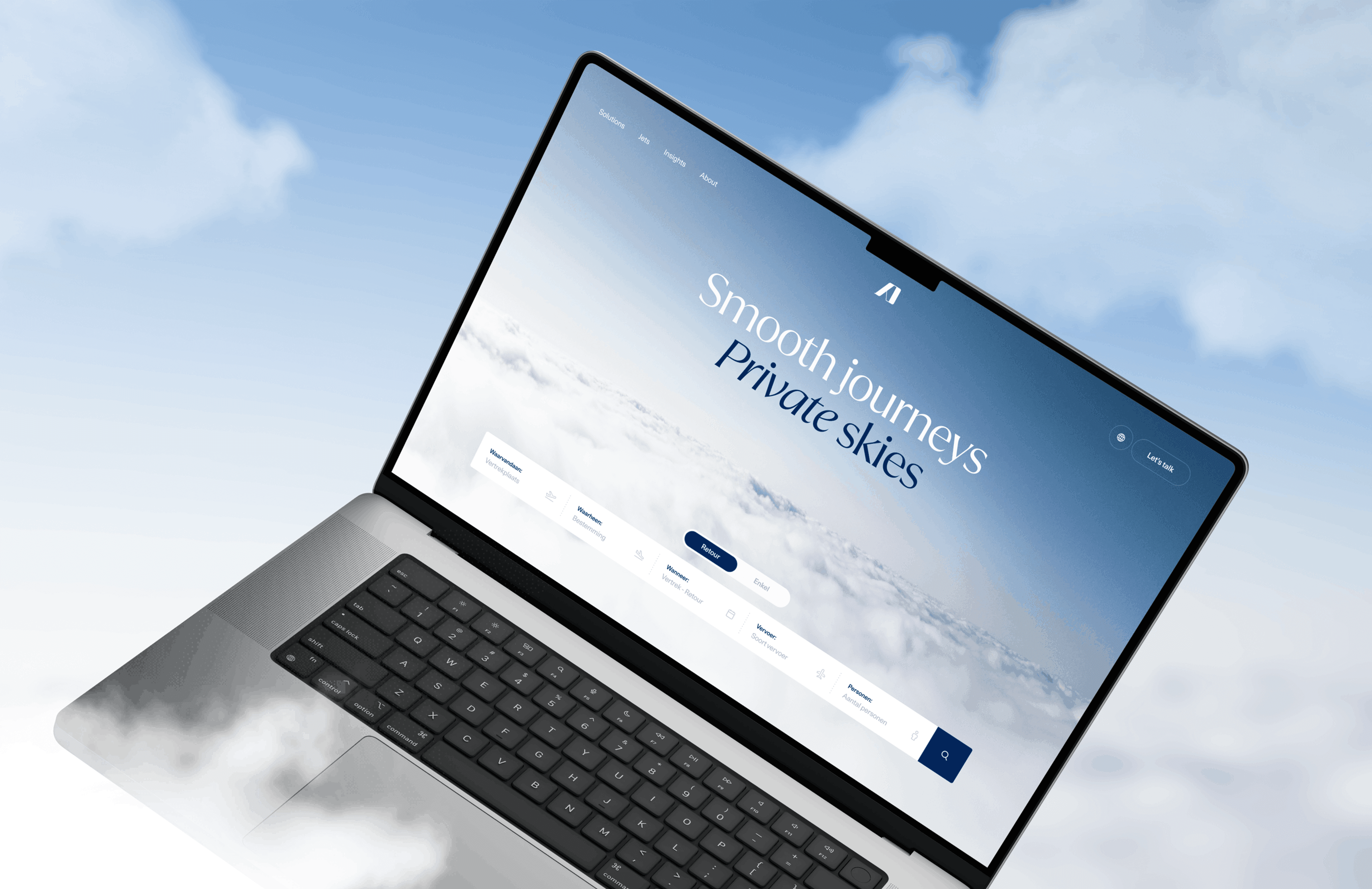 Aerodynamics: homepage van de website